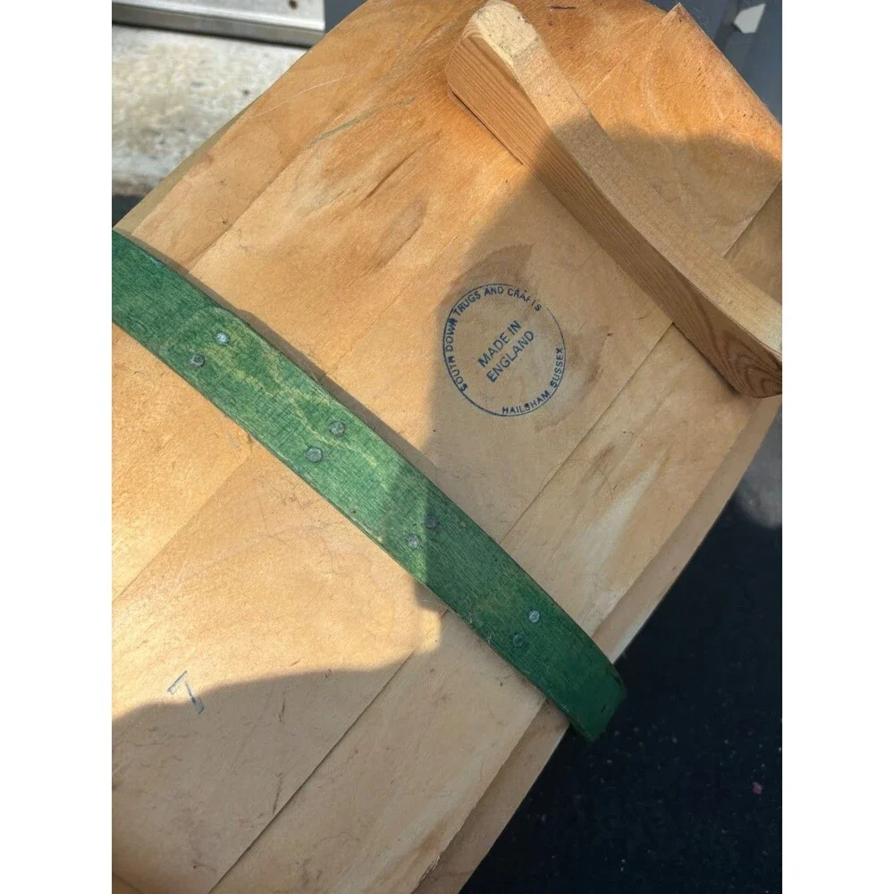 South Down Rother Garden Trug Basket Made in England 25” X 13”x12